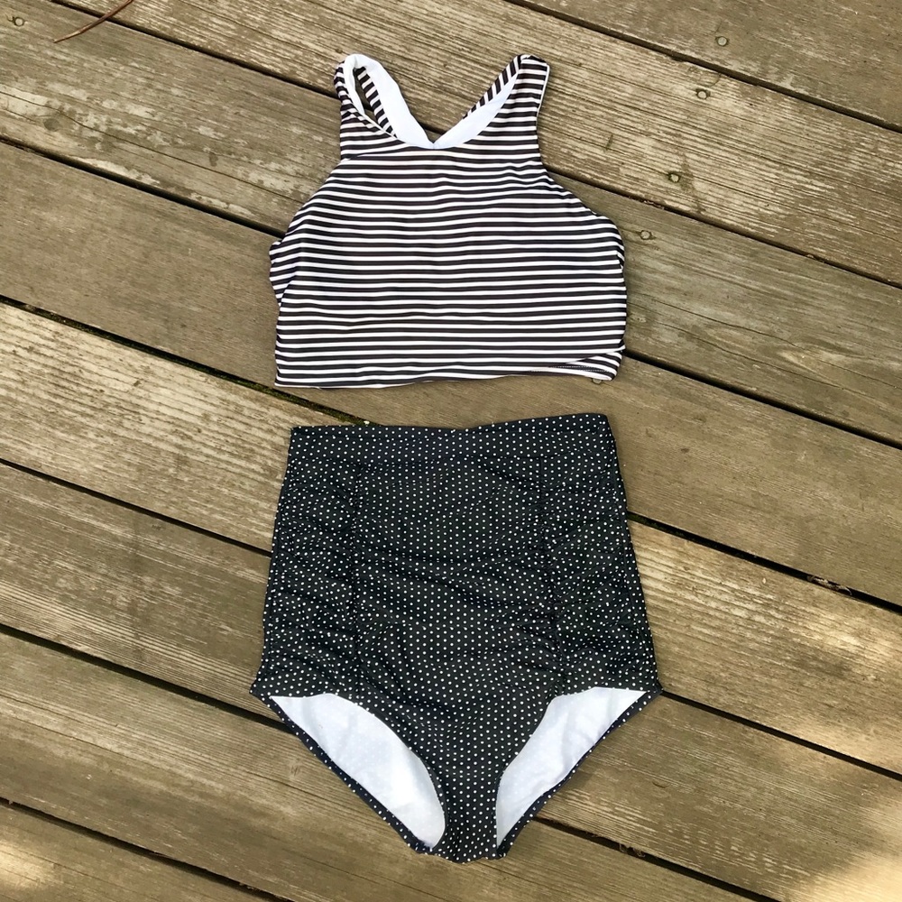 Tankini High Waisted Bathing Suit